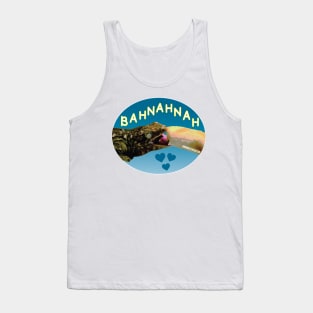 Muriel loves Bahnahnah (blue color) Tank Top